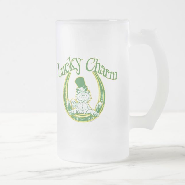 Tasse chanceuse de lutin de charme (Droit)