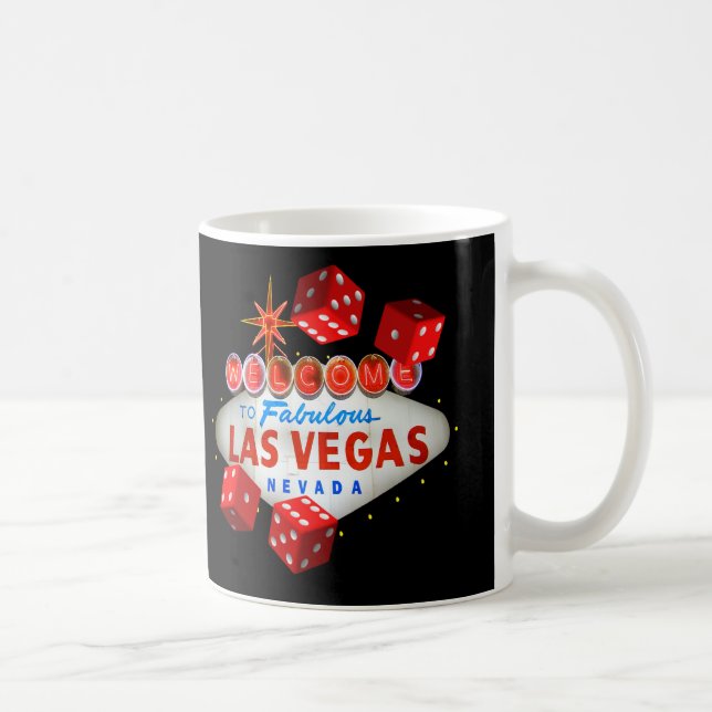 Tasse chanceuse de matrices de Las Vegas (Droite)