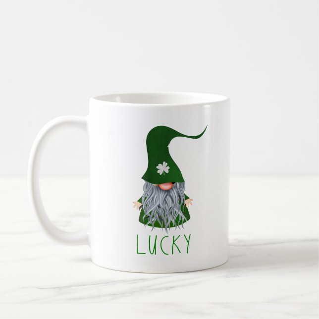 Tasse chanceuse du jour de St Patrick irlandais de (Gauche)