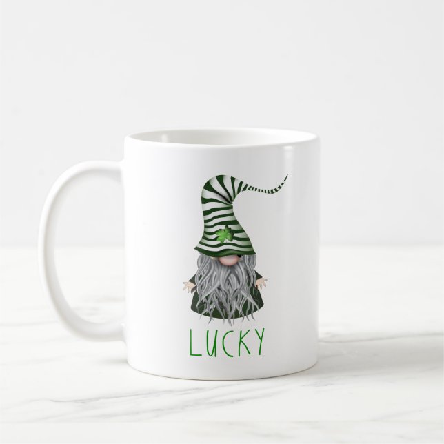 Tasse chanceuse du jour de St Patrick irlandais de (Gauche)
