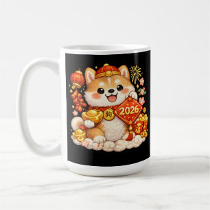 Tasse Chanceux Chien Mignon 2026 Nouvel An Chinois