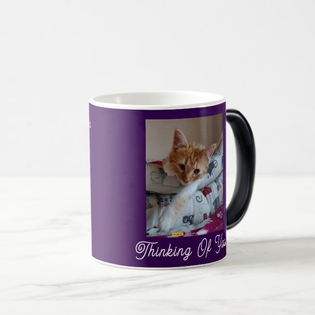 Tasse Changeant de Couleur pour les Amoureux de Ch (Devant droit)