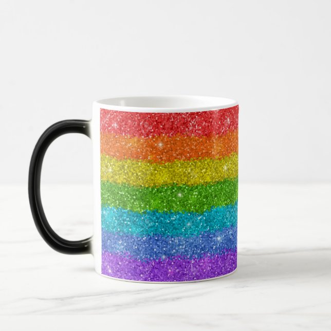 Tasse changeante d'arc-en-ciel de couleur (Gauche)