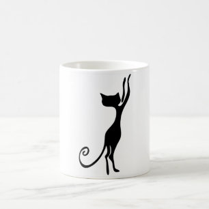 Tasse changeante de chat de couleur
