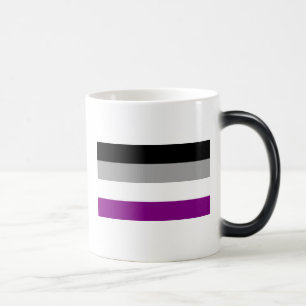 Tasse changeante de couleur asexuelle