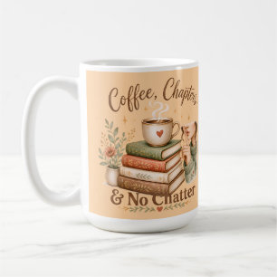 Tasse Chapitres Café Sans Bavardage Ambiance Cosy