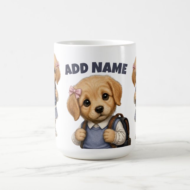 Tasse charmante de chiot Labrador femelle (Centre)