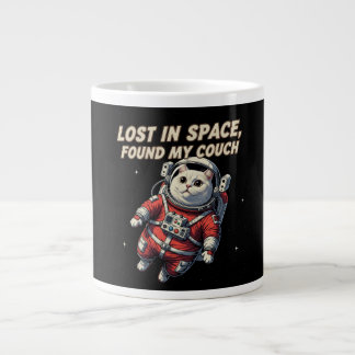 Tasse Chat Astronaute Drôle : Perdu dans l'Espace