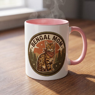 Tasse Chat Bengal Cadeau Pour Elle Tasse à Café Po