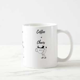 Tasse chat café+ chaos Fanny 11oz