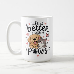 Tasse Chat & Chien Dessin Animé Mignon – Cadeau po