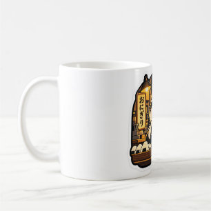 Tasse Chat de Nuit Onigiri Chat de Nourriture Ja