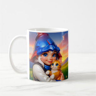 Tasse Chat Elf Chevalier
