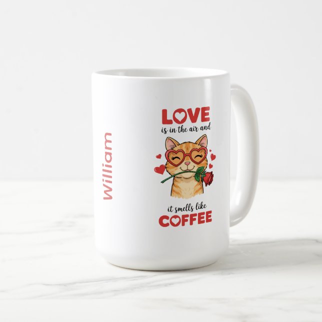 Tasse Chat Exprimez Votre Amour (Devant droit)