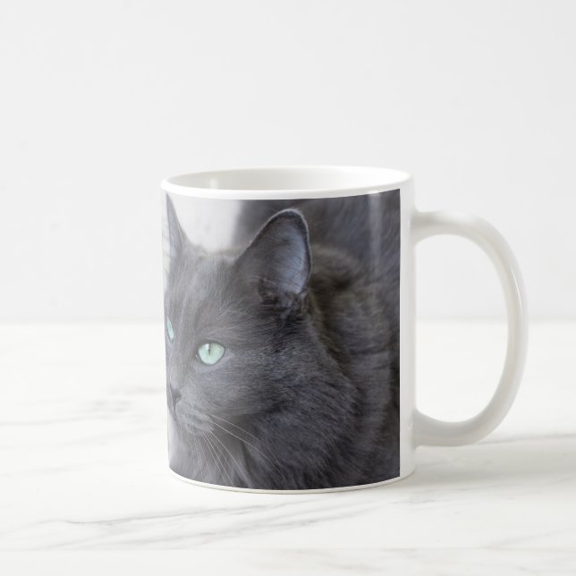 Tasse chat gris (Droite)