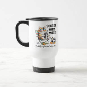 Tasse Chat Maman de Foot Drôle - Caféine et Banc d
