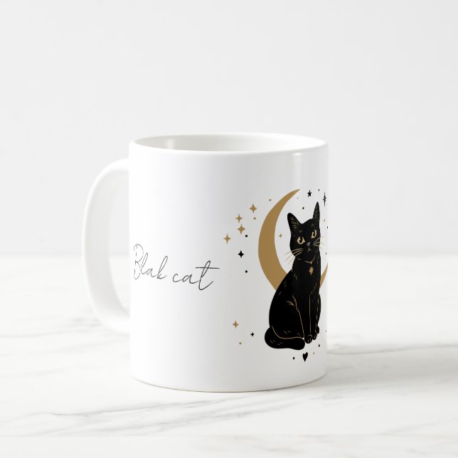 Tasse chat noir (Devant gauche)