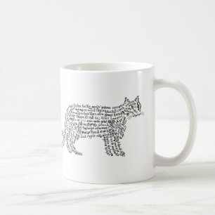 Tasse Chat Noir Mot Monde