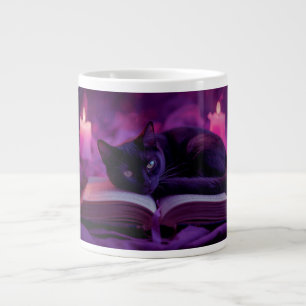 Tasse Chat Noir   Tasse à Café à la Lumière de Cha