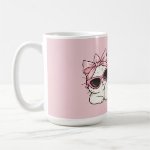 Tasse Chat Rose Mignon Humeur de Personnage Princi