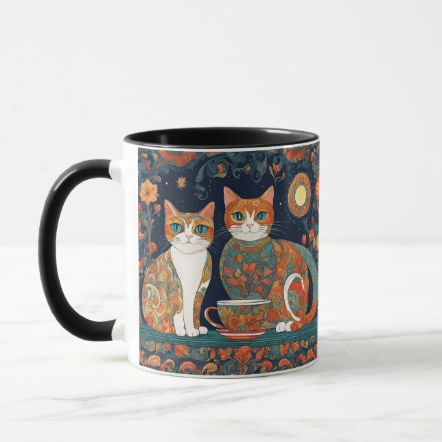 tasse chats café  (Gauche)