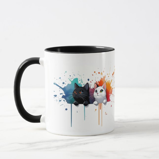 Tasse Chats Color Splash (Gauche)