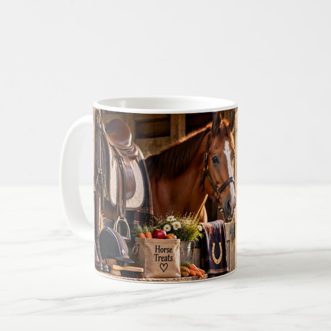 Tasse Cheval Manger Dormir Monter Répéter (Devant gauche)