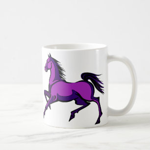 Tasse Chevaux Prancing Violets