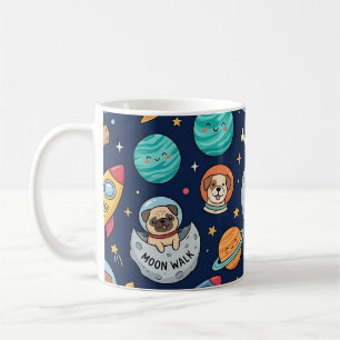 Tasse Chien Astronaute – Motif Fusée Spatiale