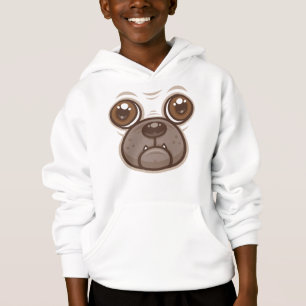 Tasse Chien Caricatural Pug Visage Chiot