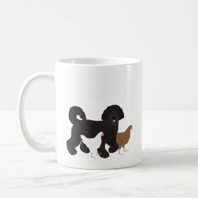 Tasse Chien, Chat, Poulet (Gauche)