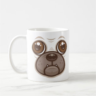 Tasse Chien de Dessin Animé Pug