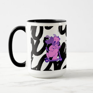 Tasse Chien Rose Mignon – Design de Chien Kawaii A