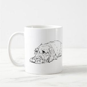 Tasse Chien Teckel à Poil Dur - Céramique Café