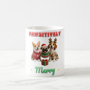 Tasse Chiens en pull de Noël absolument adorables