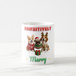 Tasse Chiens en pull de Noël absolument adorables