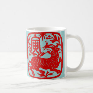 Tasse chinoise de tigre