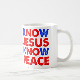 Tasse Chrétienne Connaître Jésus Connaître La Paix