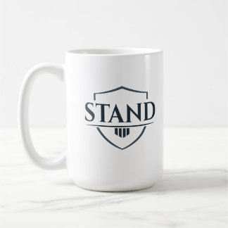 Tasse chrétienne inspirante « Tenez bon » en gras
