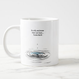 Tasse chrétienne Psaume 46:10 Cadeau inspirant