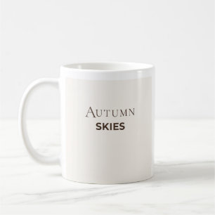 Tasse Cieux d'Automne Tasse de café minimaliste