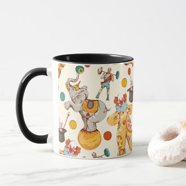 Tasse Cirque Vintage (Avec donut)