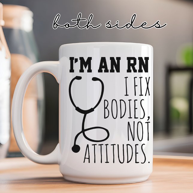 Tasse Citation Infirmière, Tasse Drôle Infirmière, (nurse appreciation gift, nurse quote mug, medical graduation gift, RN humor mug, nursing mug, nurse)
