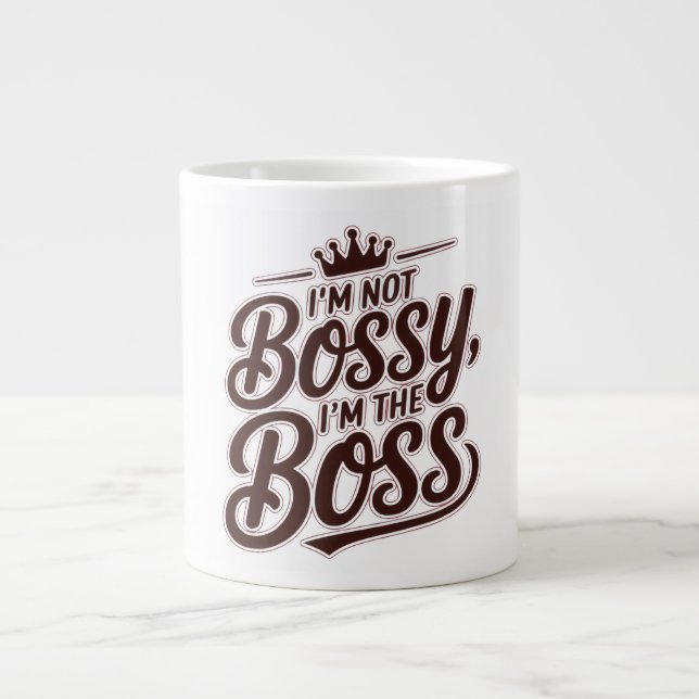 Tasse Citation Patron Drôle – “Je ne suis pas le p (Devant)