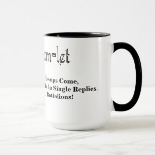 Tasse Citation Radioamateur Hamlet Bataillons Pile