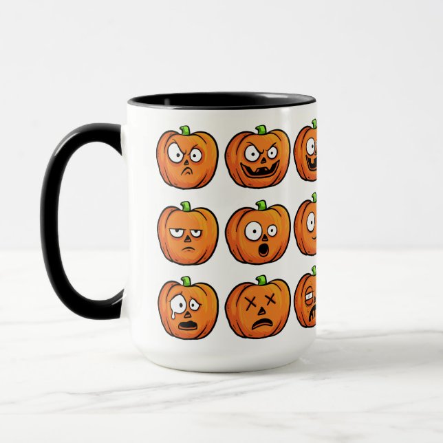 Tasse Citrouille d'Halloween (Gauche)