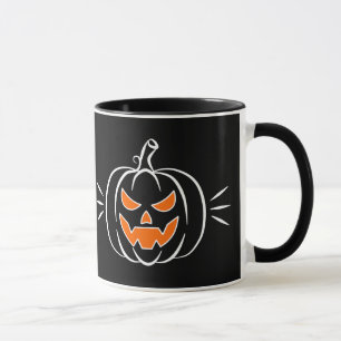Tasse Citrouille Noire