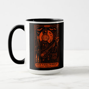 Tasse Citrouille Rock ’N Roll – Carte Tarot Gothiq
