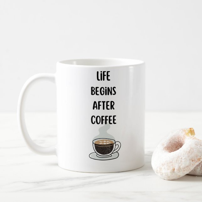 Tasse Classique 11oz | Tasse à café moderne (Avec donut)