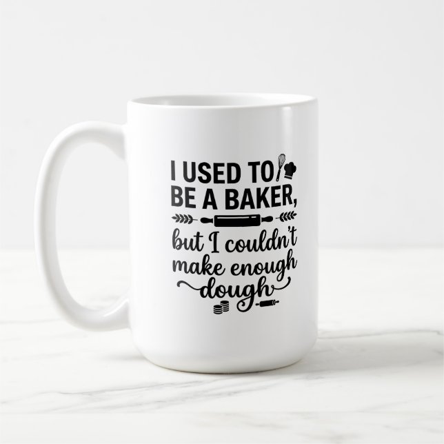 Tasse Classique 15 oz Boisson Blagues de Papa Drôl (Gauche)